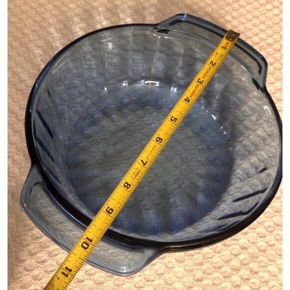 Anchor Hocking Cobalt Blue Glass Round Casserole Oven Dish 1.5 QT. 8.25" Dia USA - Picture 7 of 7